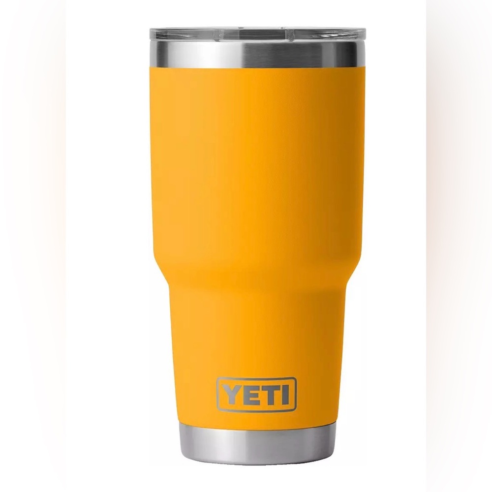Yeti Rambler 30 oz Tumbler - Yellow (BeeKeeper) with Stainless Accents - Picture 6 of 14